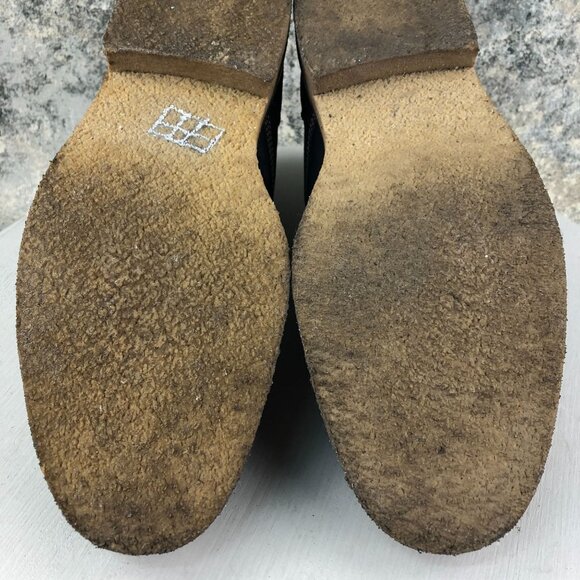 Johnston & Murphy Men's Size 10M Copeland Chukka Navy Blue Suede Ankle Boots - Picture 12 of 16